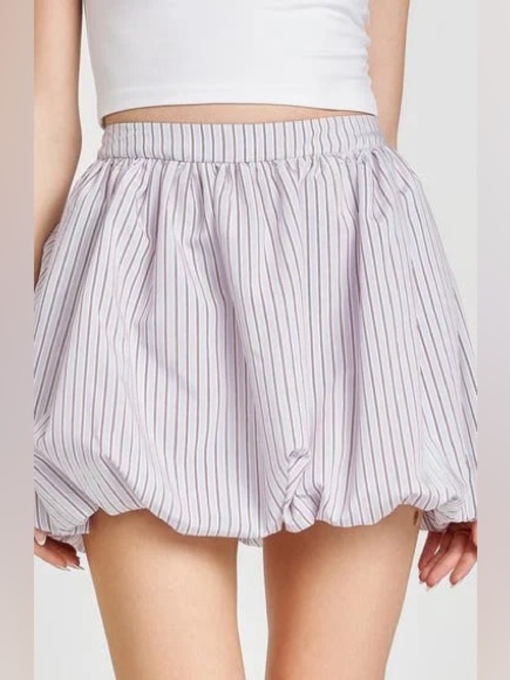 WAYF
Bonnie Bubble Hem Skirt